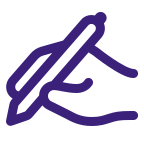 Pen writing icon