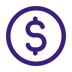 Dollar sign icon